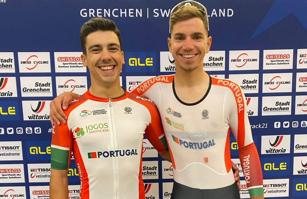 Iri Leito e Rui Oliveira conquistam medalha de bronze em madison