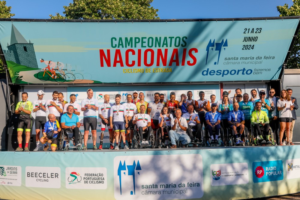 12 paraciclistas coroados no contrarrelgio de Santa Maria da Feira